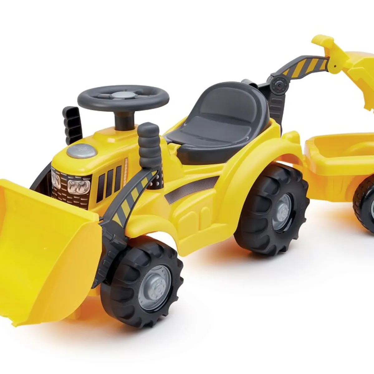 Ride-on rendegraver m/trailer