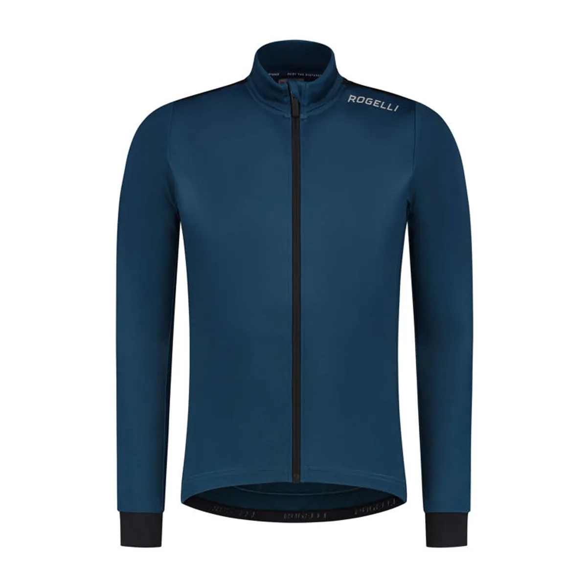 Rogelli Core - Cykeltrøje - Lange ærmer - Navy - Str. 4XL