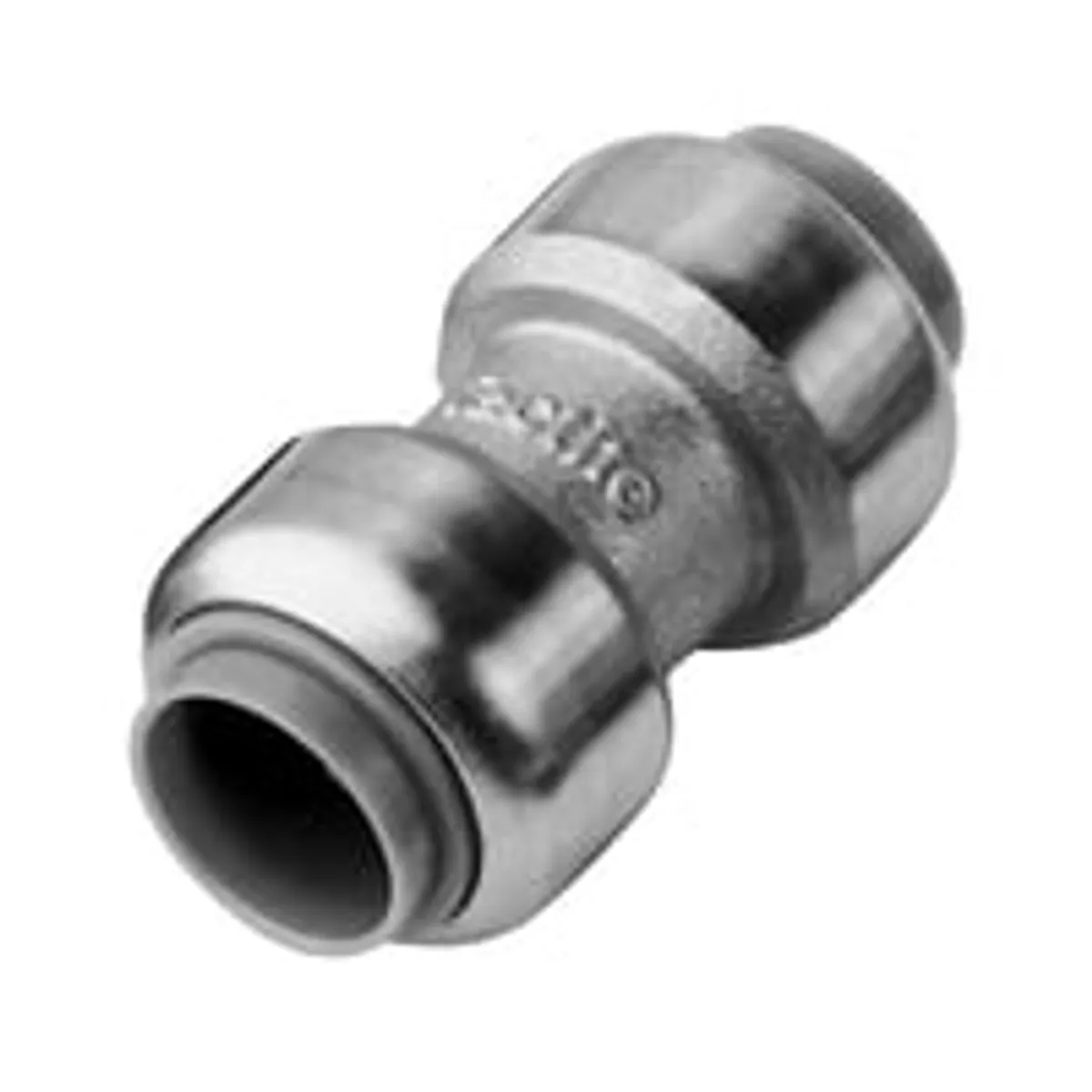 Roth samlemuffe 22 mm, indstikfittings i rustfri stl