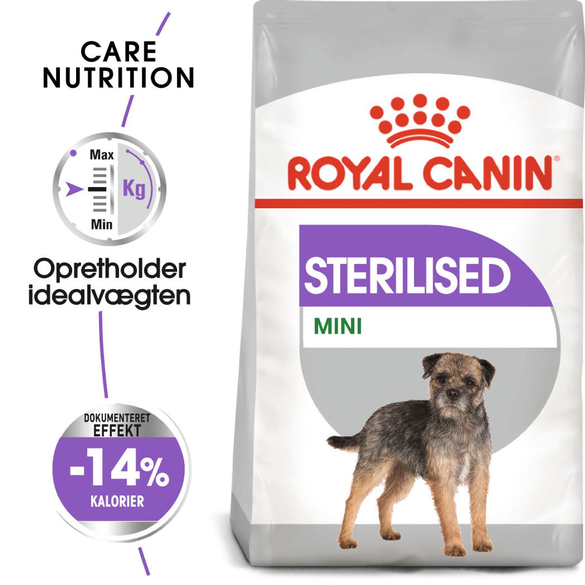 Royal canin Royal Canin Sterilised Mini Adult 8kgHundefoder