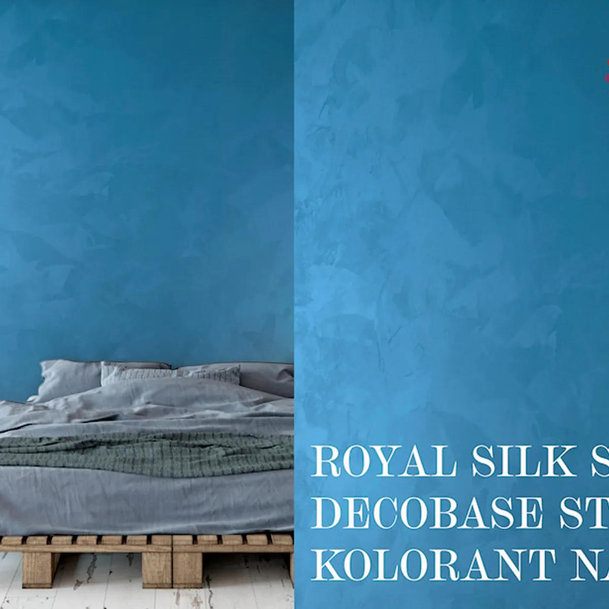 Royal Silk Silverbase + Decobase Storm + Kolorant Navy Blue (80ml)