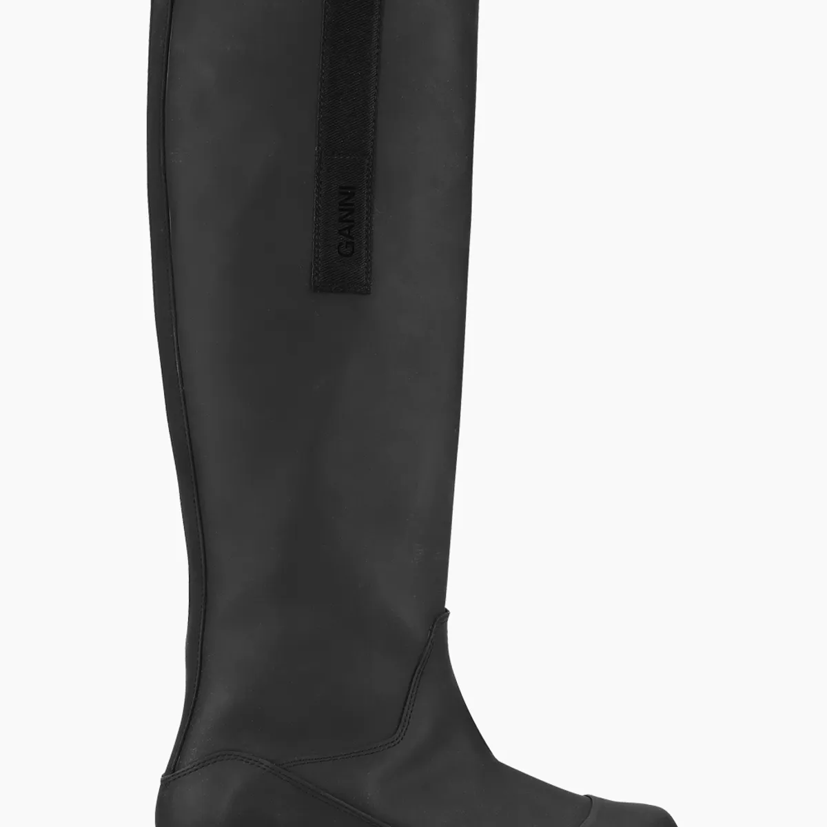 Rubber Country Boot - Black - GANNI - Sort 39