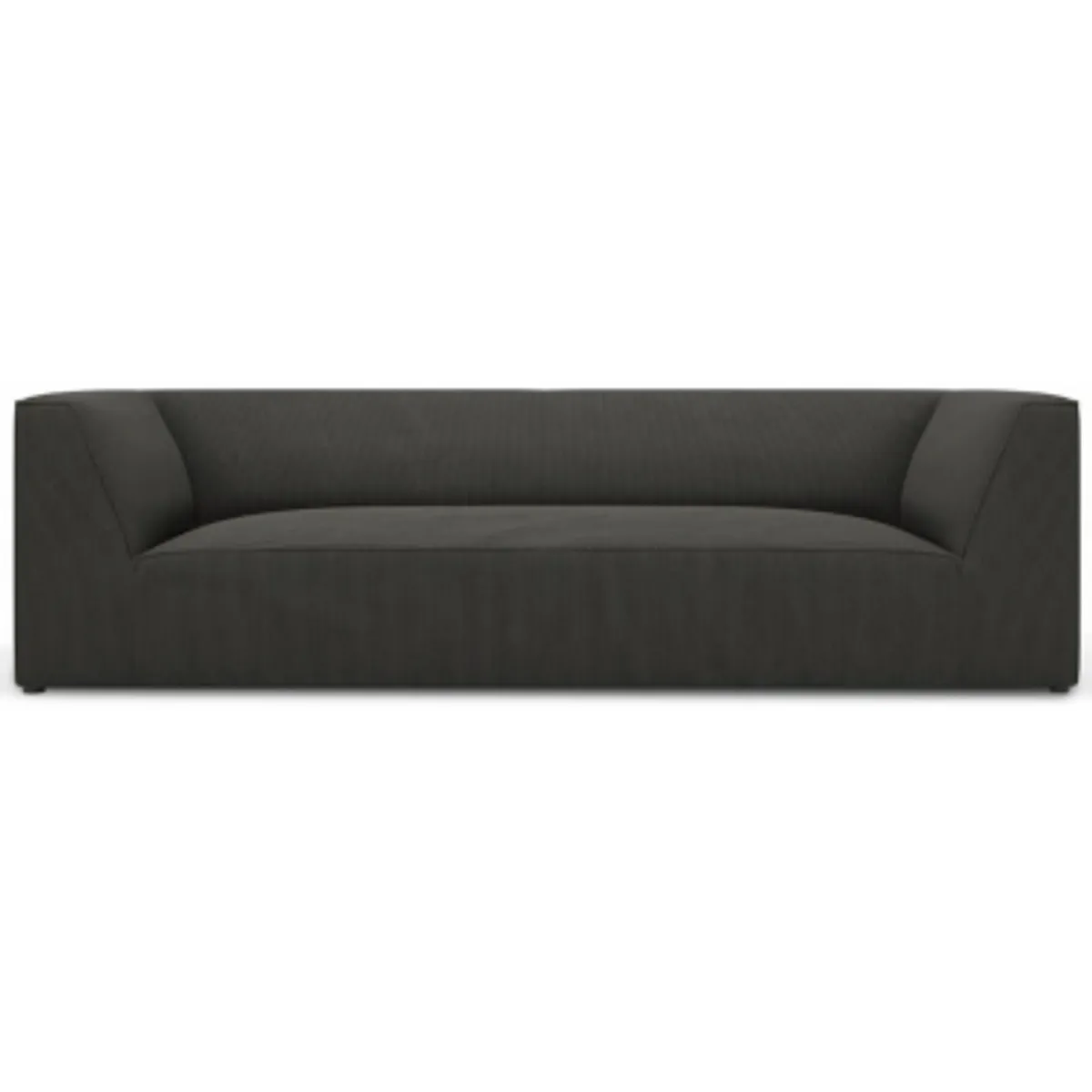 Ruby 3-personers sofa i corduroy B232 x D92 cm - Sort/Mørkegrå