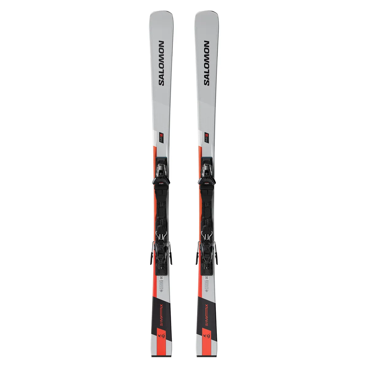 Salomon E S/max X9 Ti Ski Incl. M11 Gw Binding (Farve: Grå, Størrelse: 170)