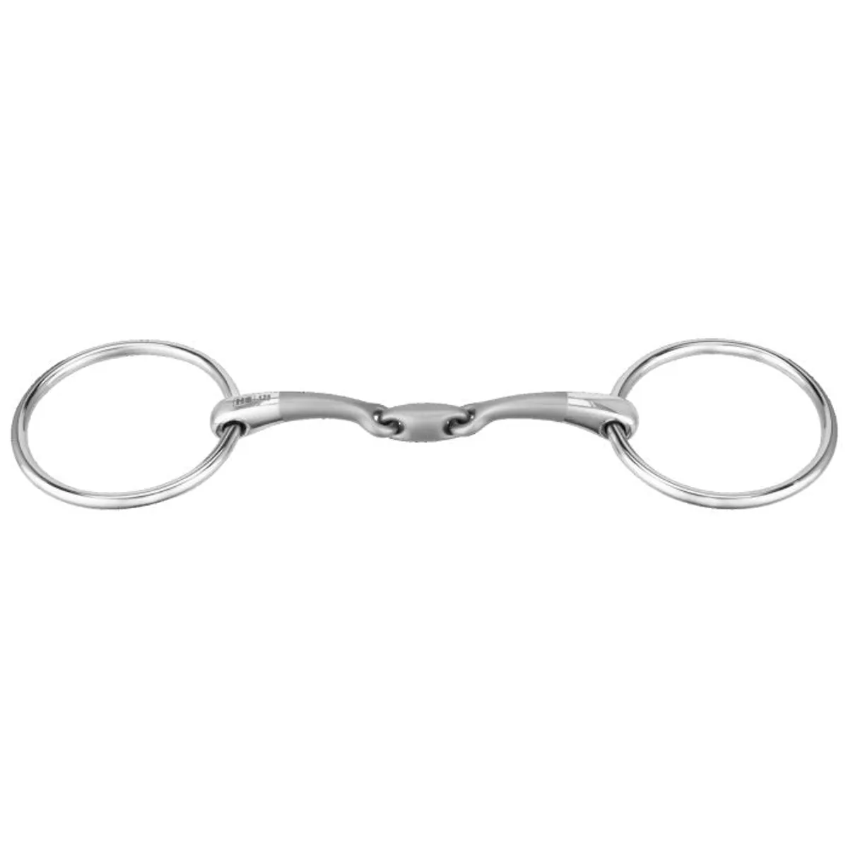 SATINOX loose ring snaffle 12 mm double jointed - Stainless steel