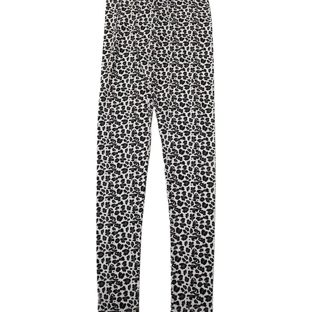 Say-So Leggings - Gråmeleret m. Leopard