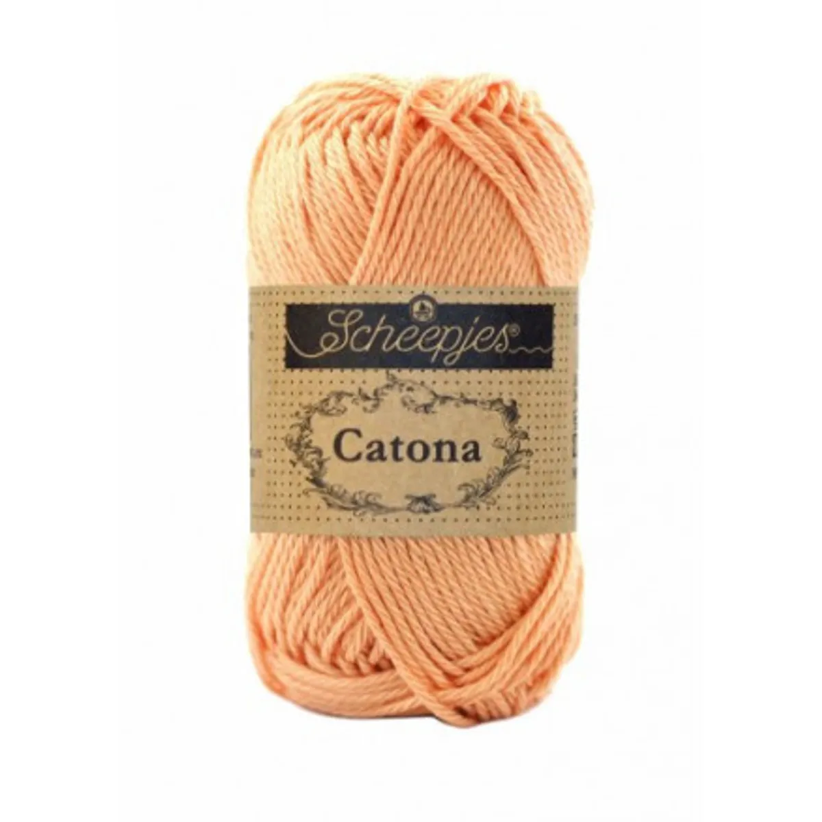 Scheepjes Catona Garn Unicolor 414 Vintage Peach