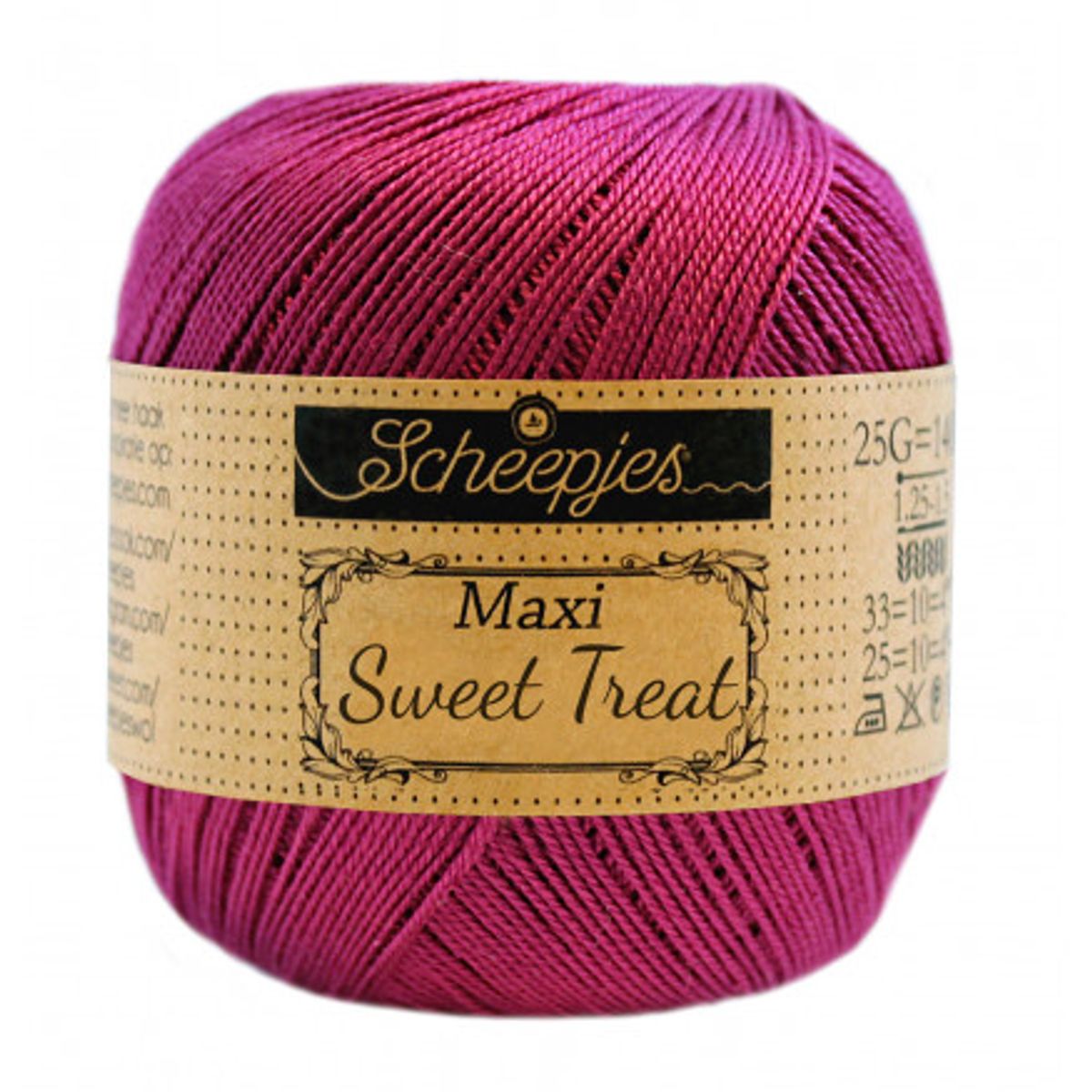 Scheepjes Maxi Sweet Treat Garn Unicolor 128 Tyrian Purple