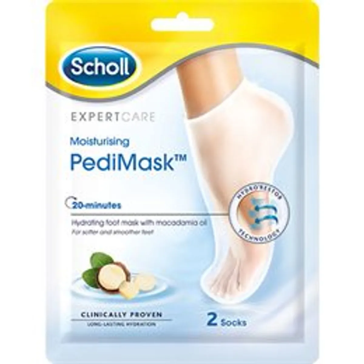 Scholl PediMask 2 socks 1 pk.