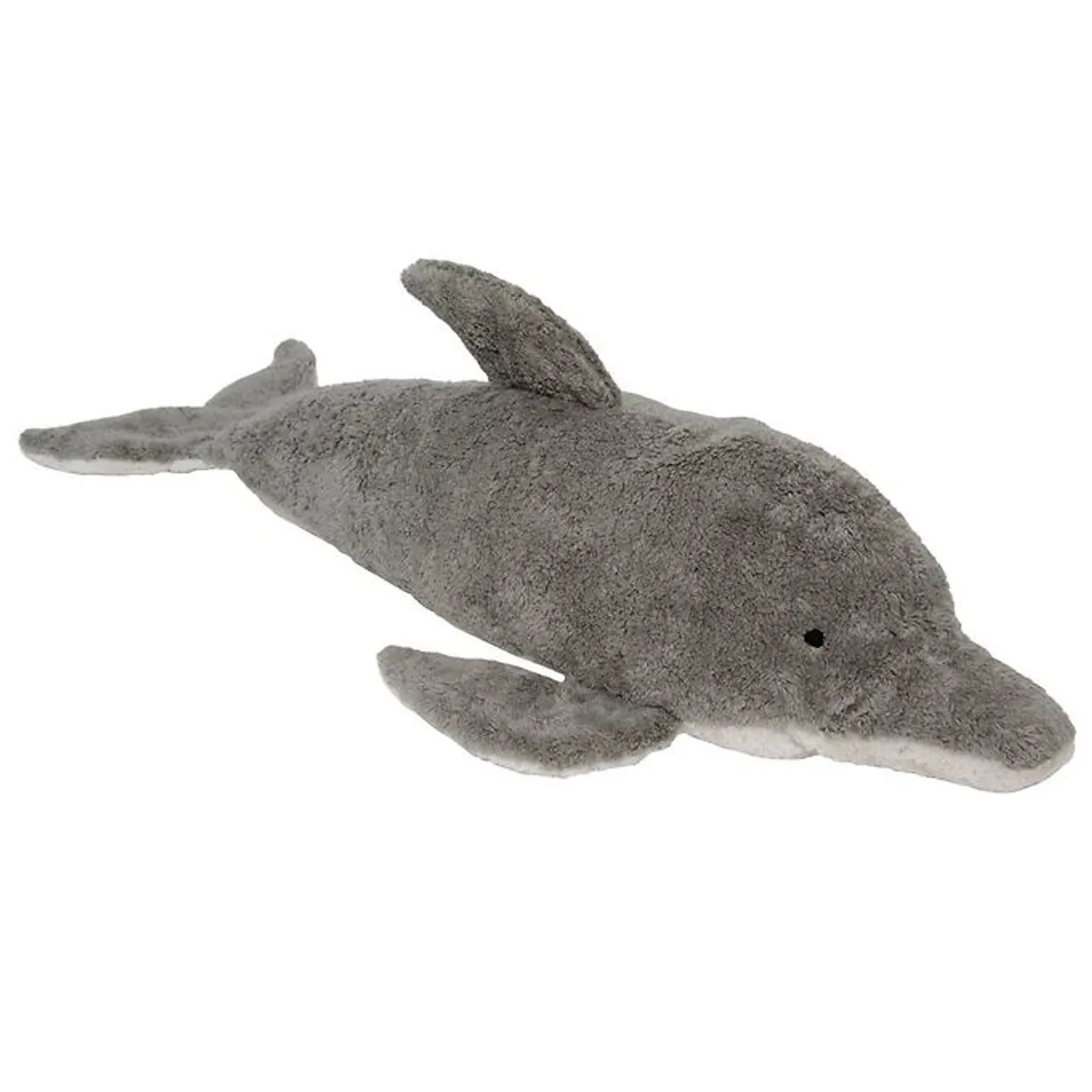 Senger Naturwelt Varmepude - Stor - 66 cm - Delfin - Grå/Hvid