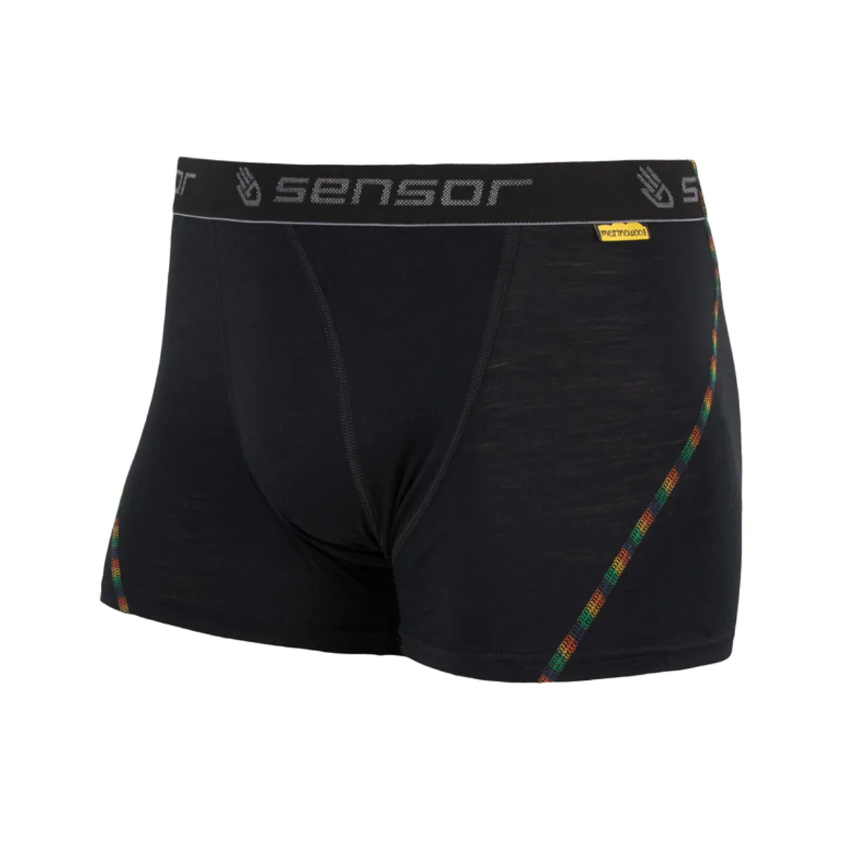 Sensor Merino Air Boxers - Uldunderbukser m. kort ben - Mand - Sort - Str. XXL