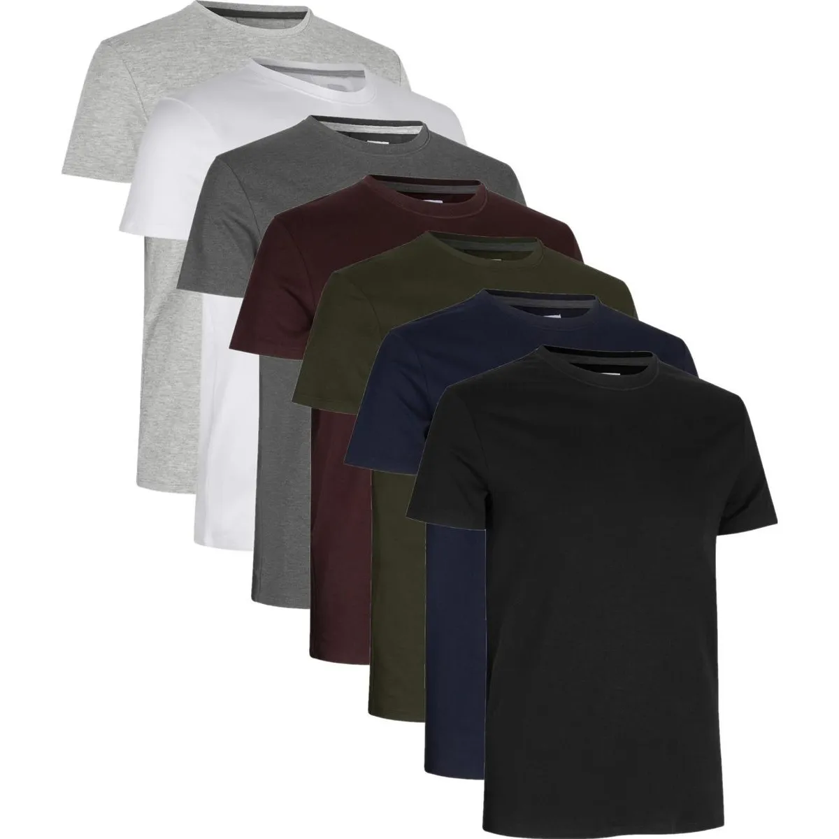 Seven Seas S620 T-shirt | O-neck-Lys grå melange-2XL