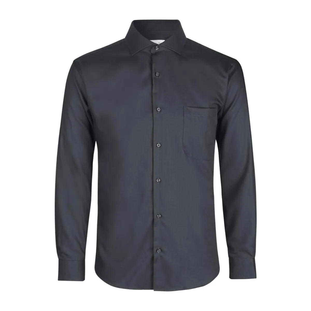 Seven Seas Skjorte Modern Fit Ss310 Charcoal