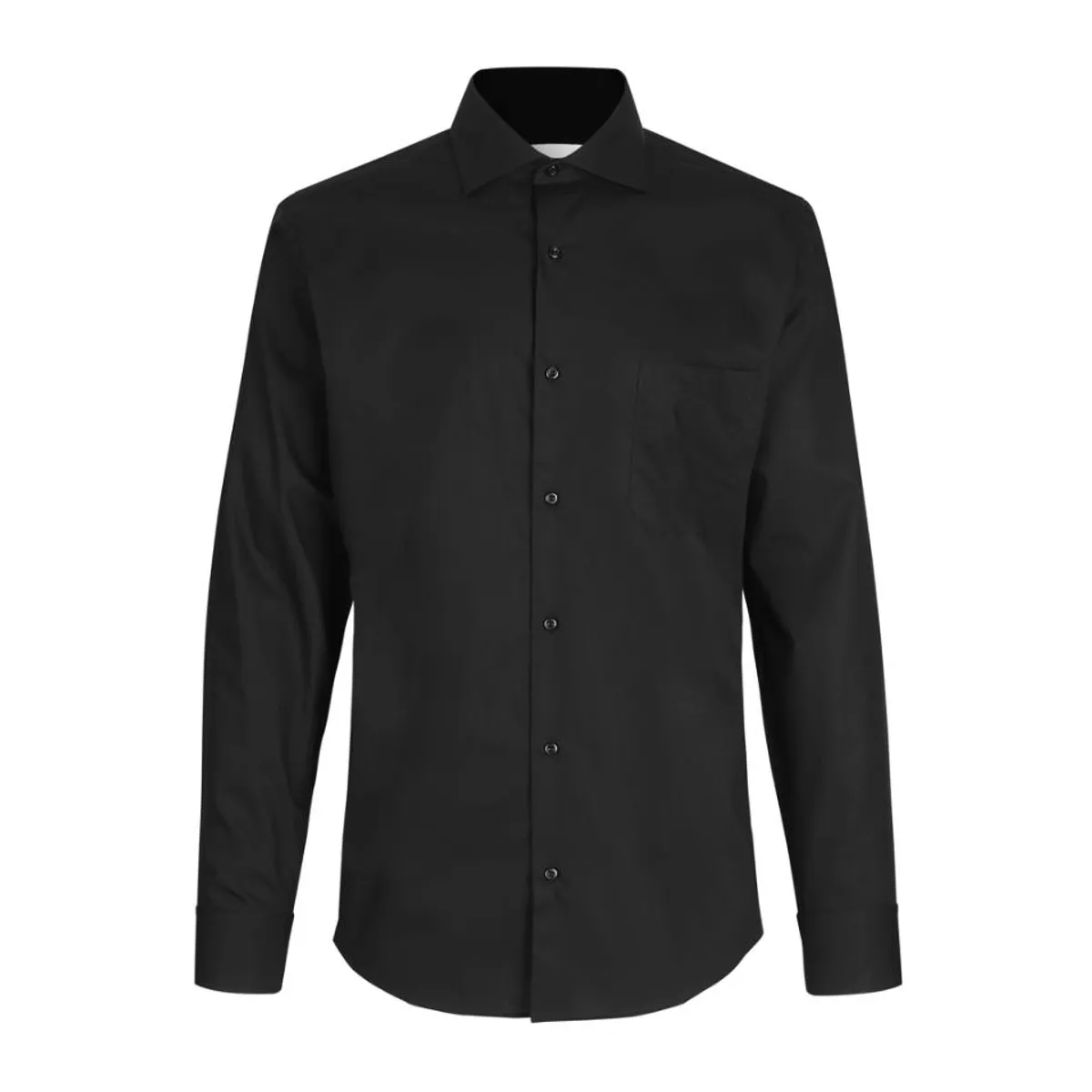 Seven Seas Skjorte Modern Fit Ss7 Black