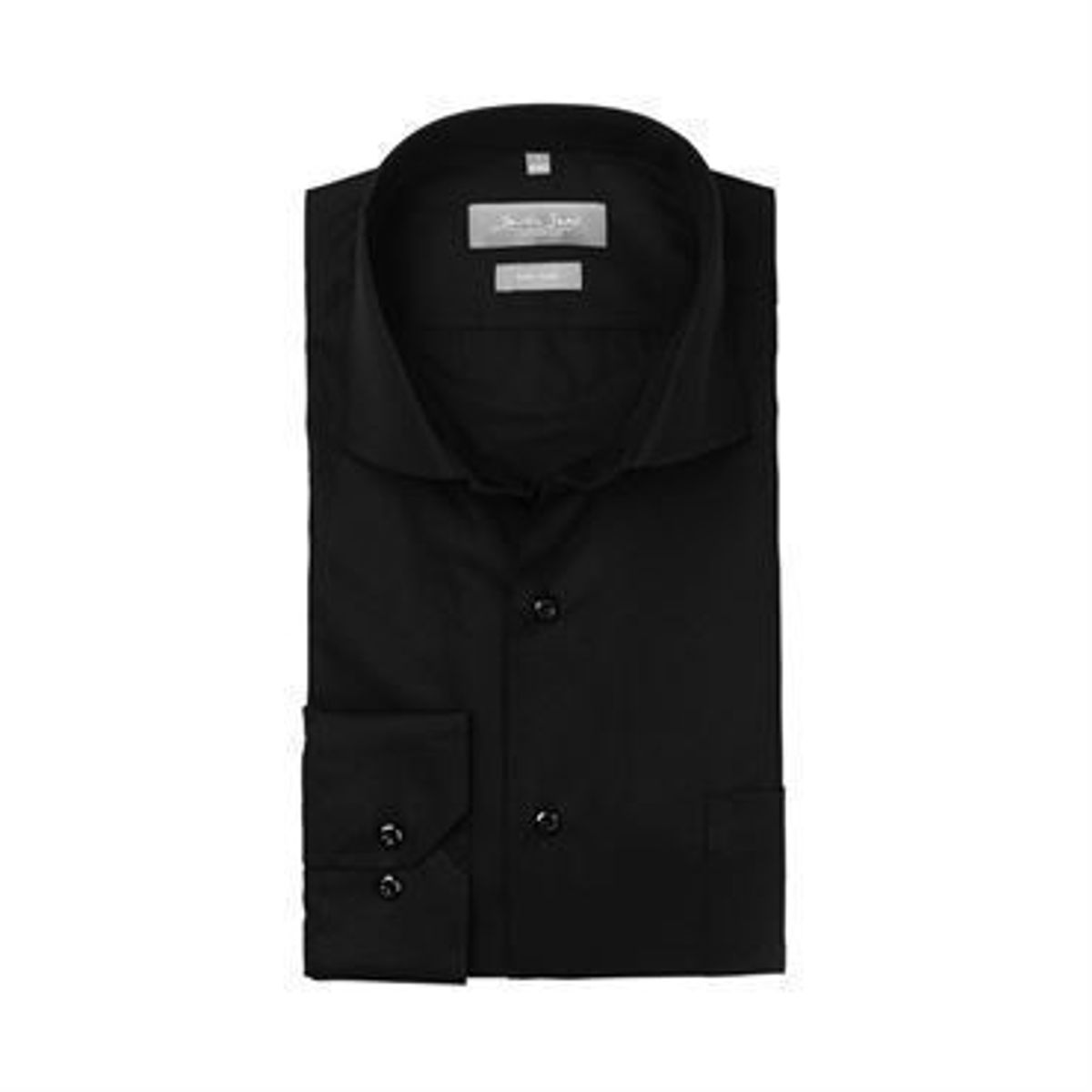 Seven Seas Skjorte Modern Fit Ss7 Black-41 / Large