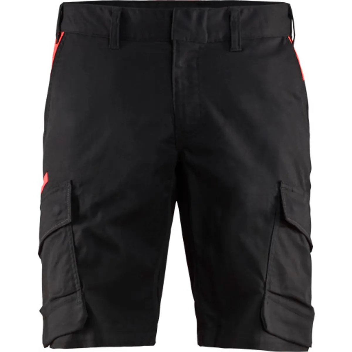 SHORTS 14461832 SORT/RØD, C58