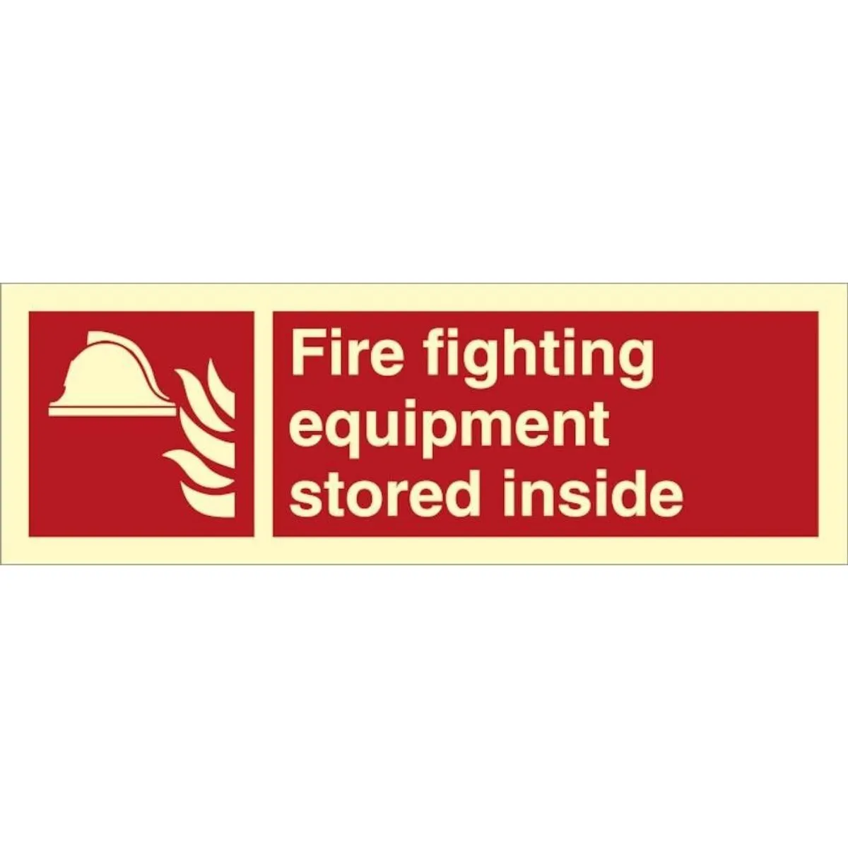 Sign IMO Fire fighting equipment stored inside 105059