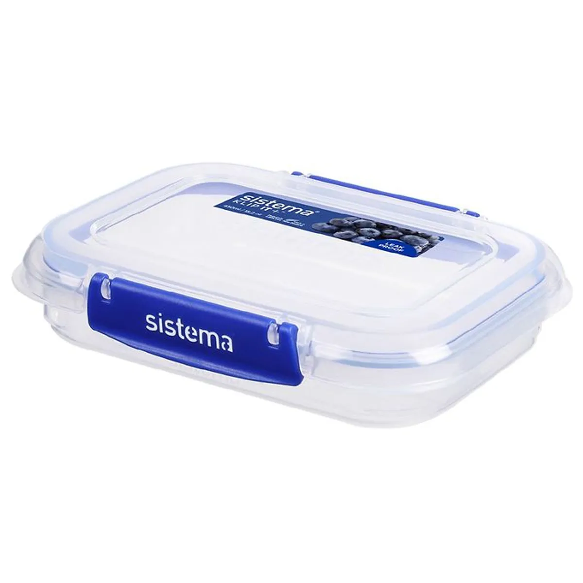 Sistema Madkasse - Rectangle Klip It Plus - 450ml - Blå