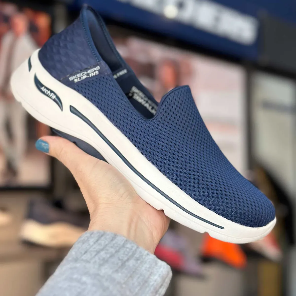 Skechers Slip-ins: GO WALK Arch Fit - Summer-Navy 39