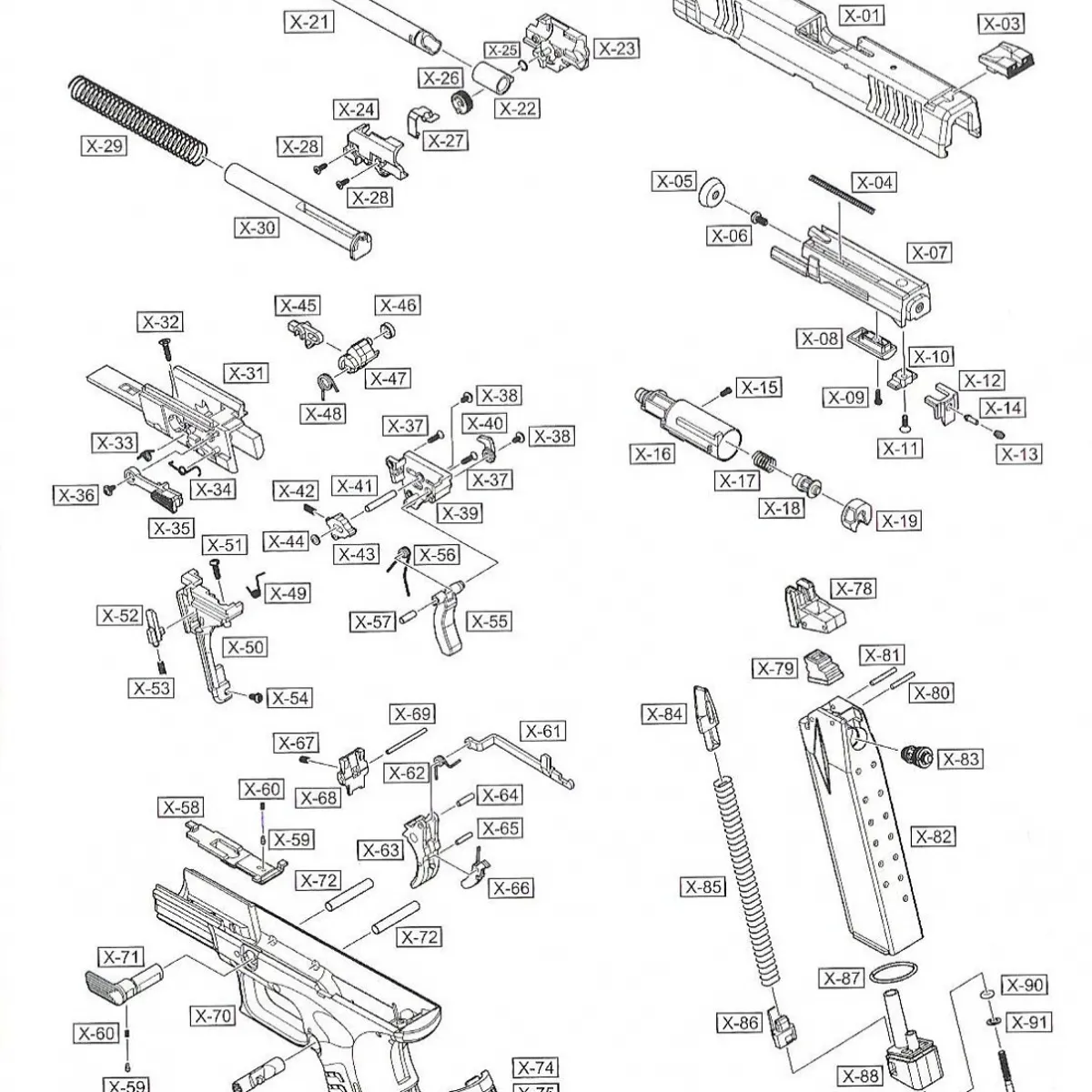 Slag stift del 45