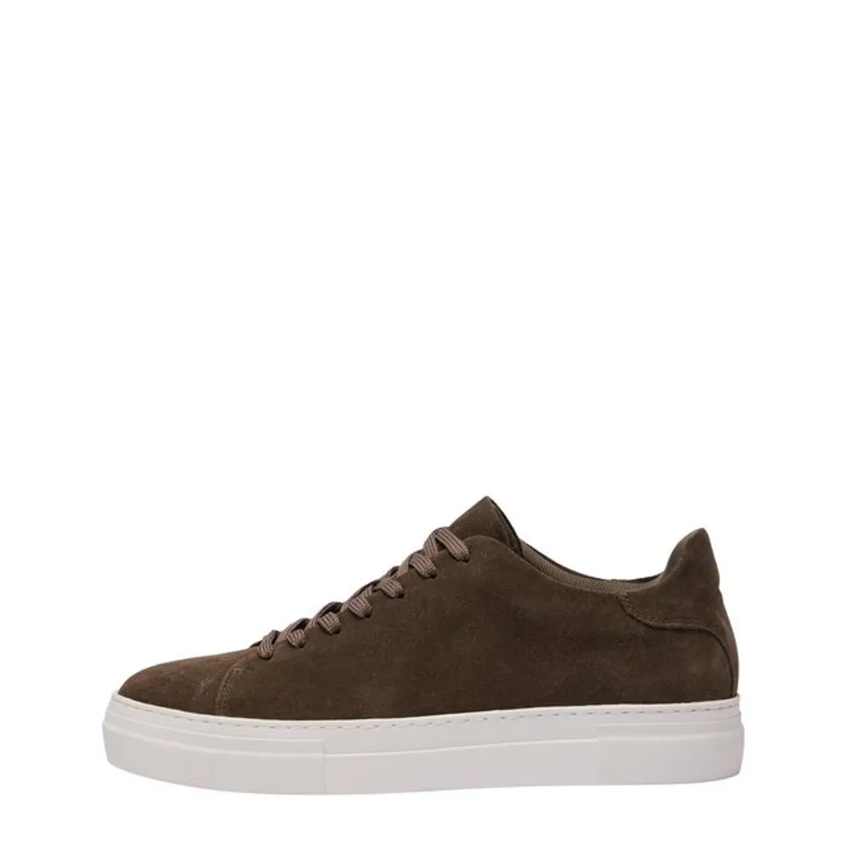 SLHDAVID CHUNKY CLEAN SUEDE TRAINE