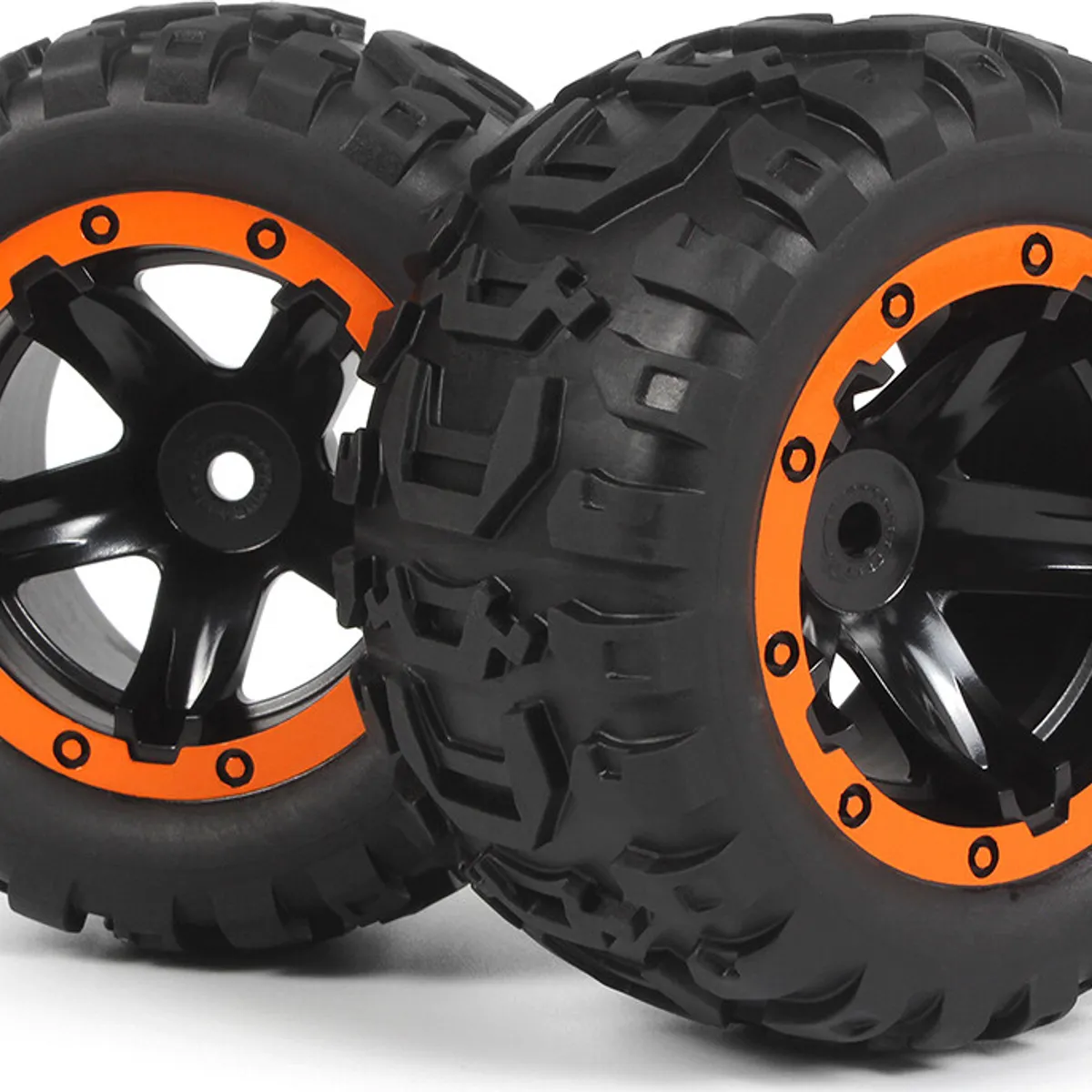 Slyder Mt Wheels/tires Assembled (black/orange) - 540195