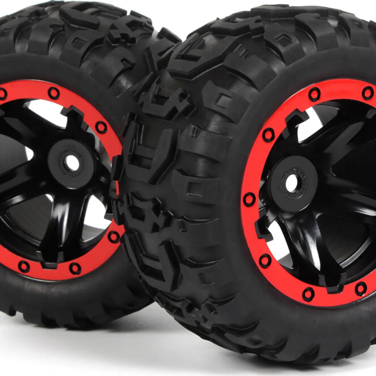 Slyder Mt Wheels/tires Assembled (black/red) - 540194