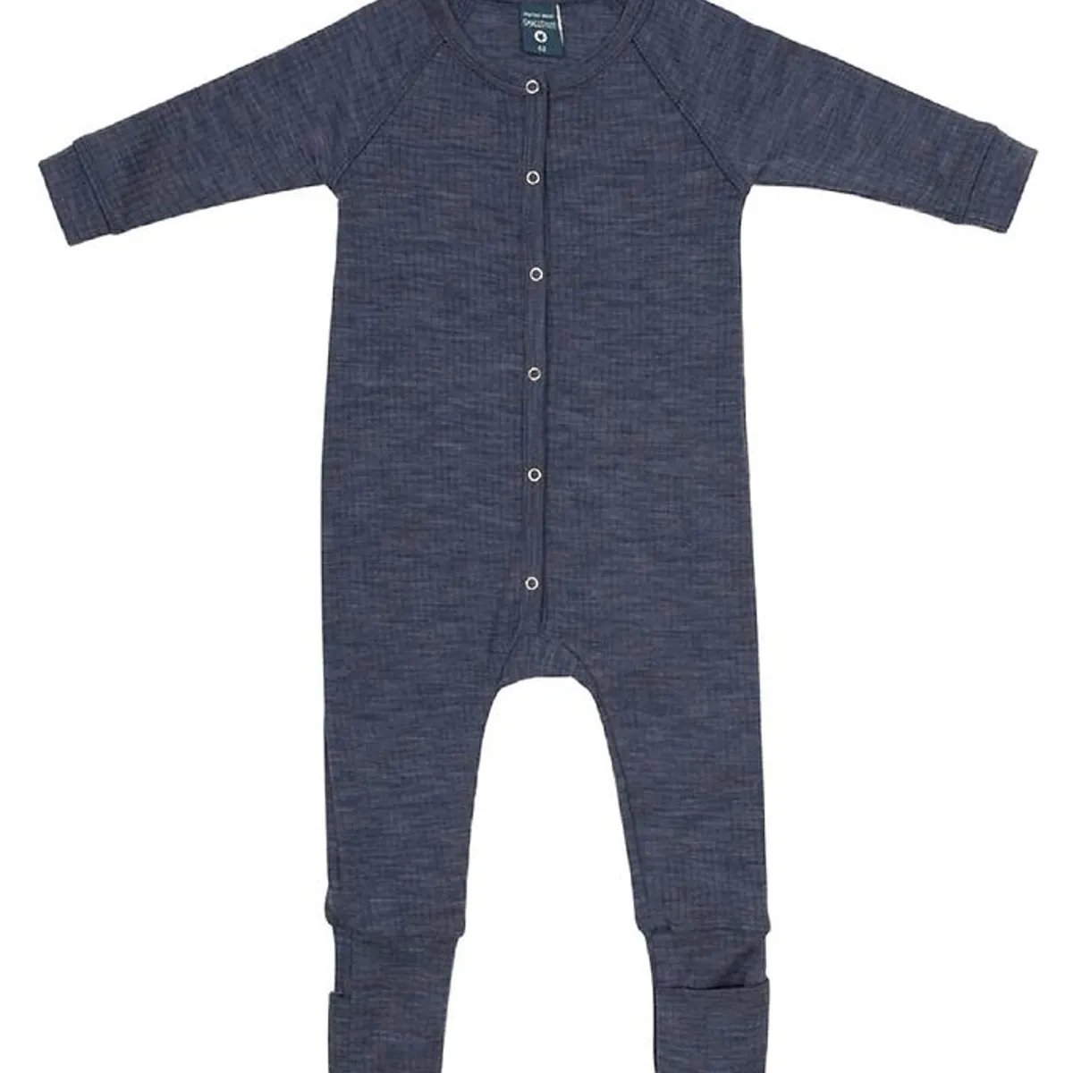 Smallstuff Natdragt - Uld - Denim Melange