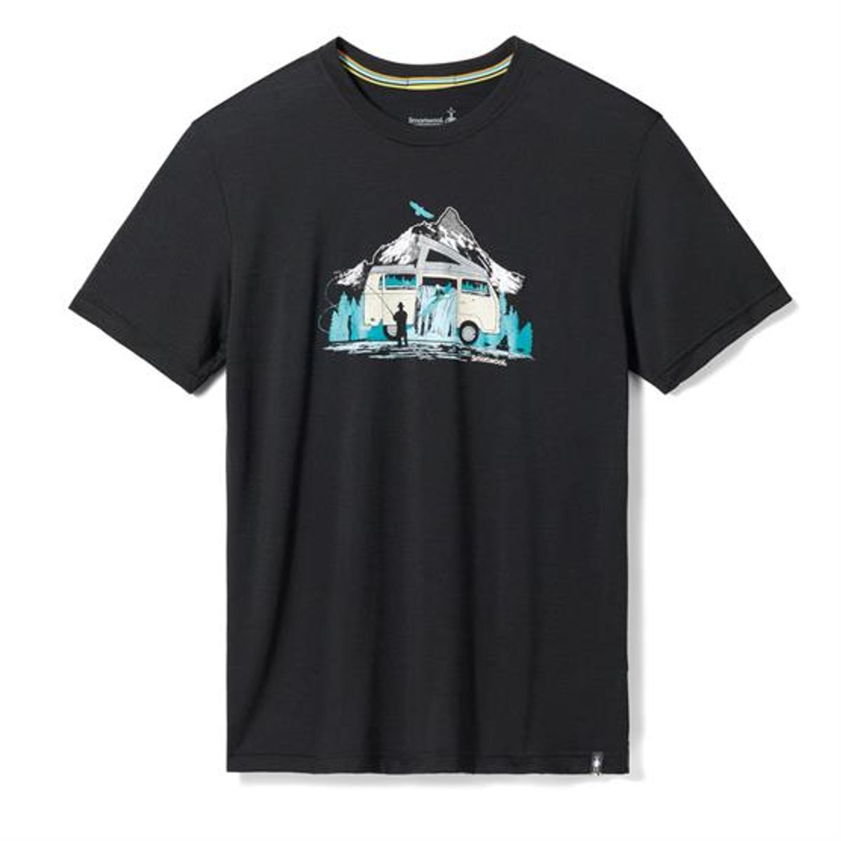 Smartwool Mens Graphic S/S Tee Van, Black