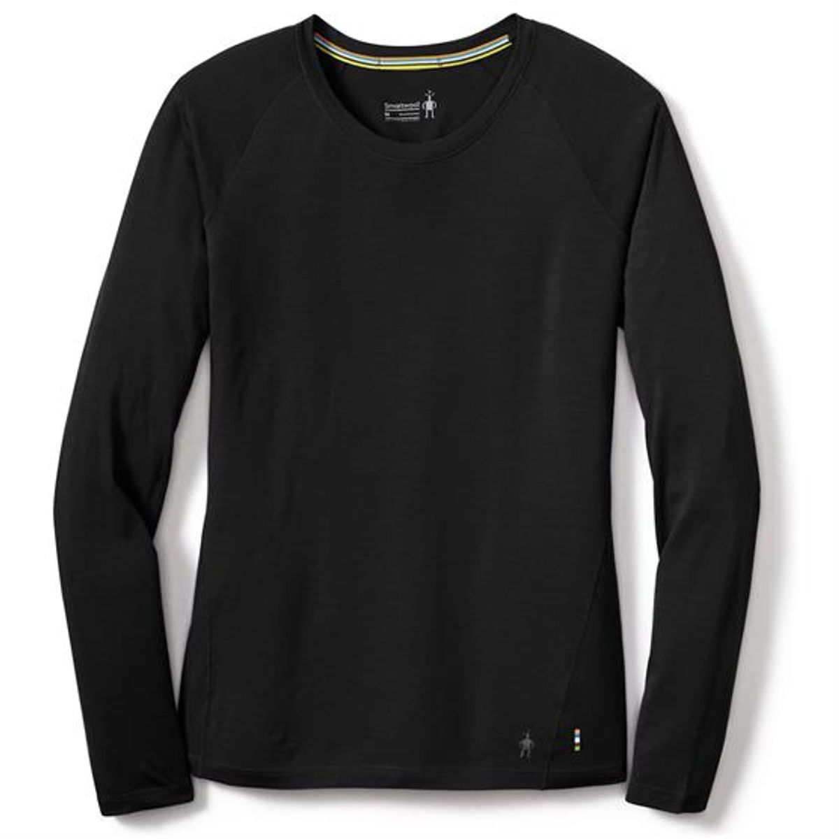 Smartwool Womens All-Season Merino Base Layer L/S, Black