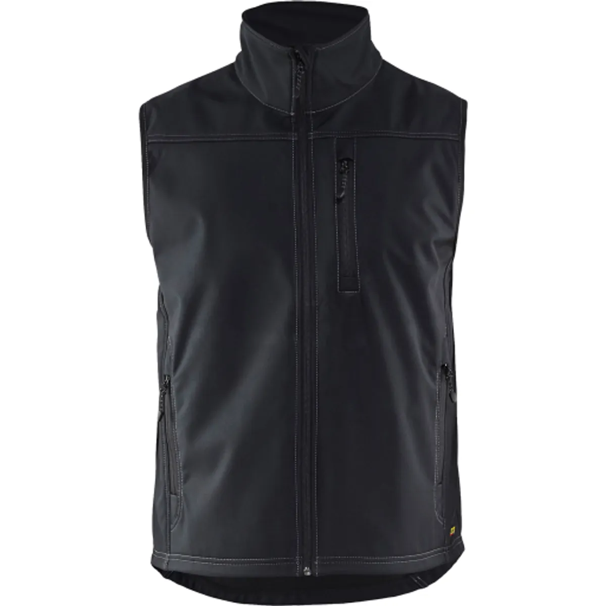 SOFTSHELL VEST SORT XXXL