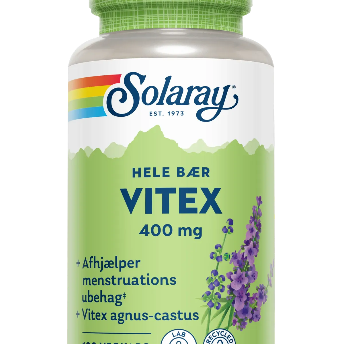 Solaray Vitex Agnus Castus. 100 Tabletter