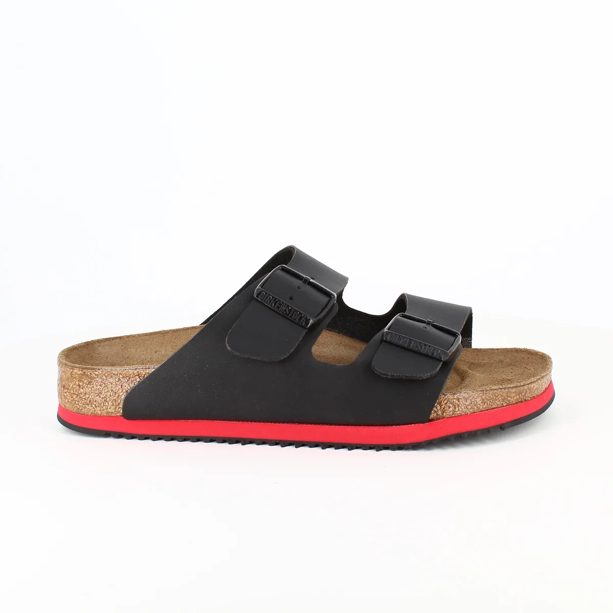 Sort Arizona sandal fra Birkenstock med skridhæmmende såler - 38