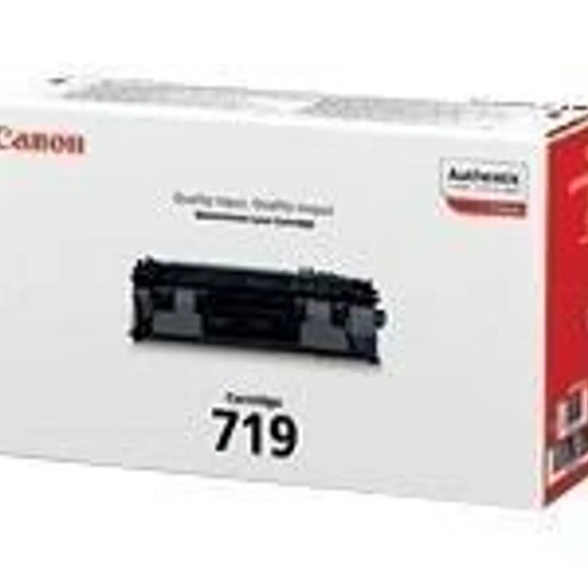 Sort lasertoner - Canon 719 - 2.100 sider