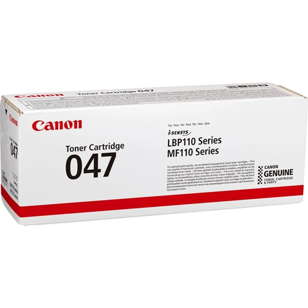 Sort lasertoner CRG-047 - Canon - 1.600 sider.