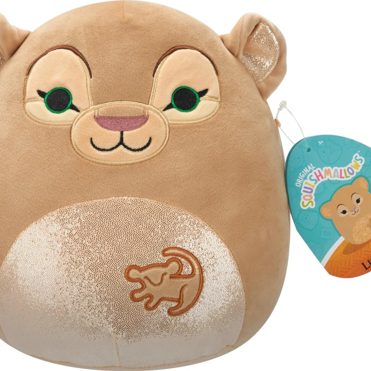 Squishmallows Bamse - Nala - Disney - Løvernes Konge - 20 Cm