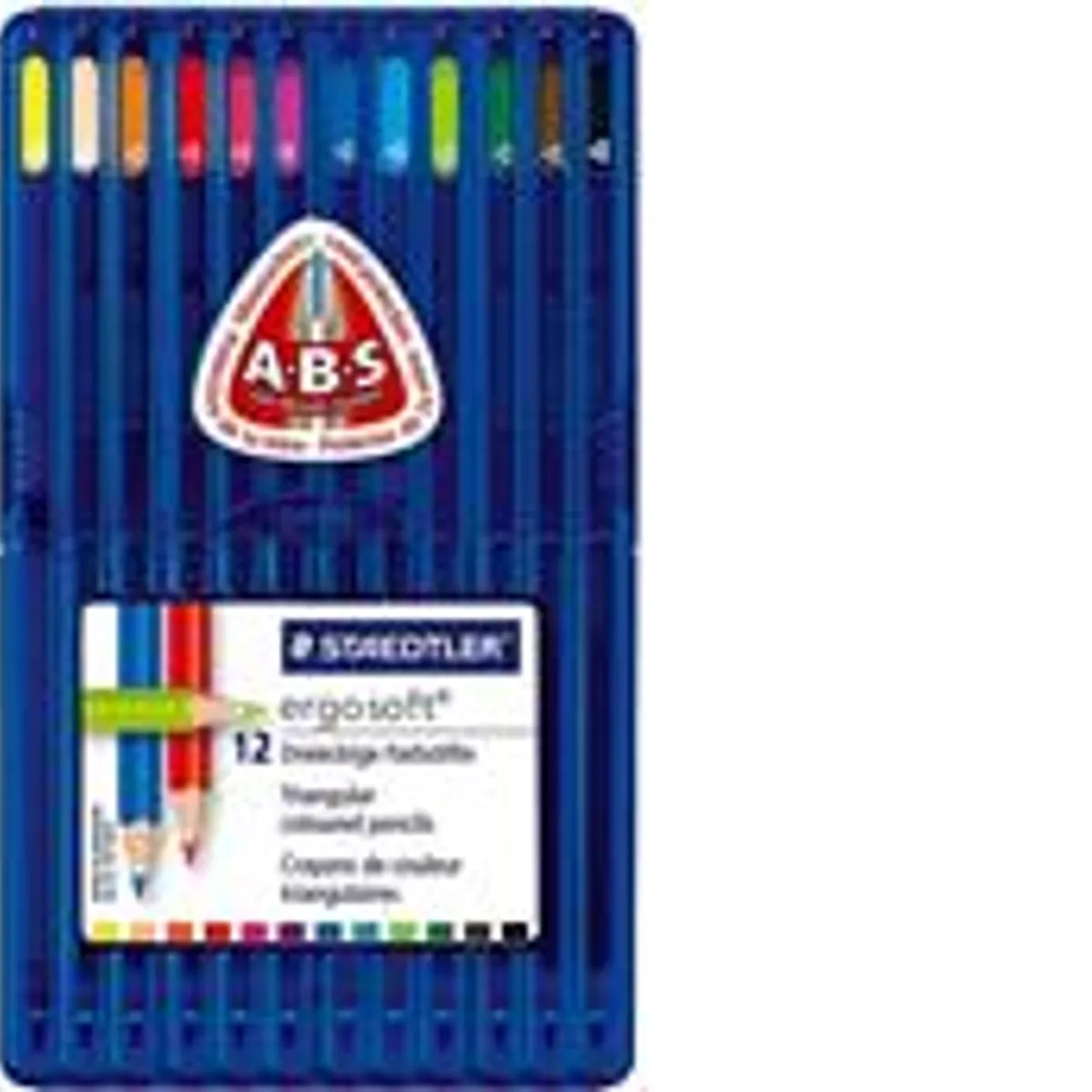 Staedtler ergosoft farveblyanter, 12 stk