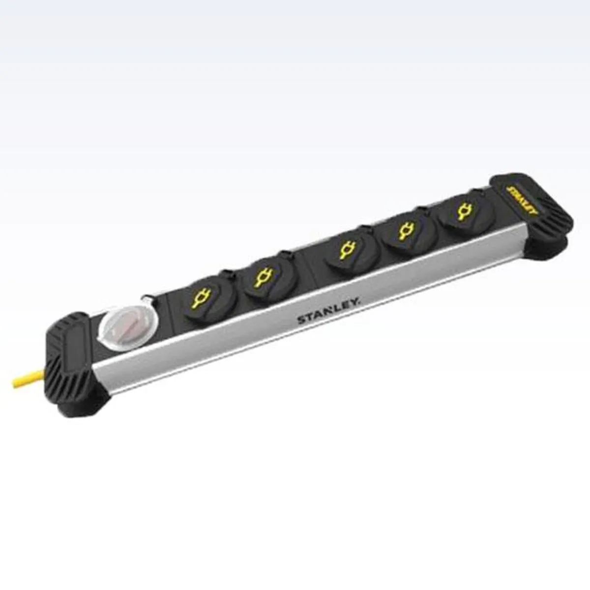 Stanley Stikdåse 5-stik m. 4 m ledning