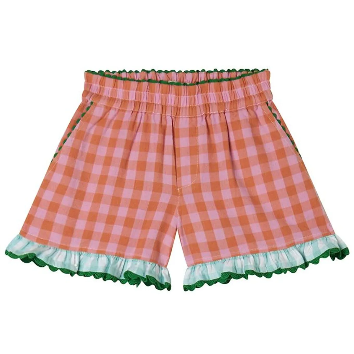 Stella McCartney Kids Shorts - Rosa/Orangeternet m. Grøn