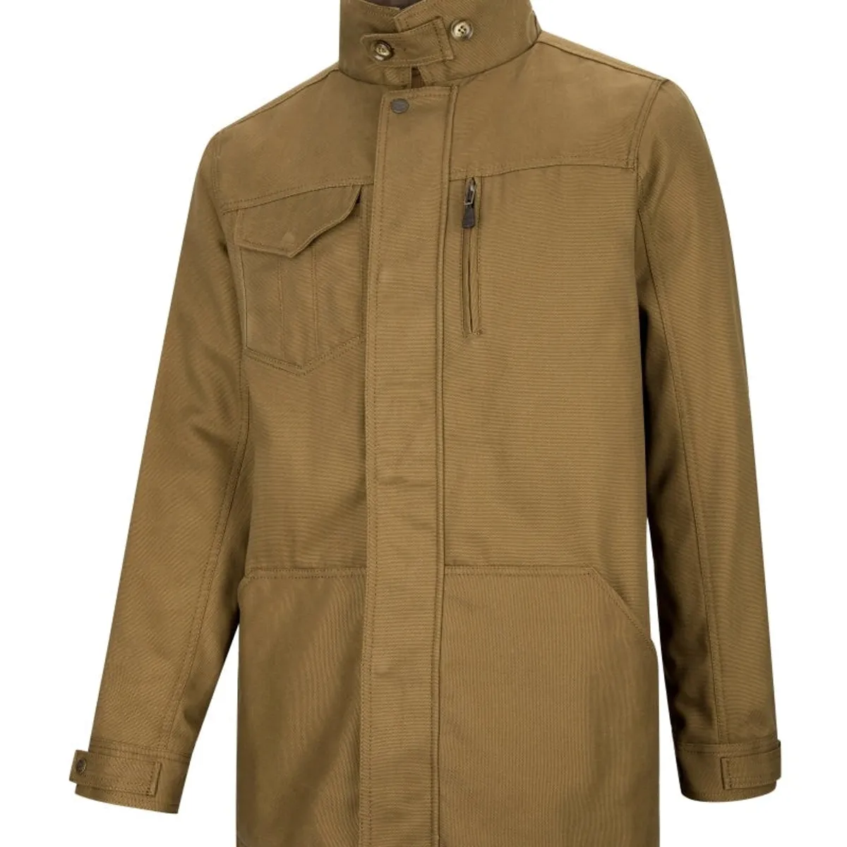 Stewarton Canvas Coat fritidsjakke med ternet for - L