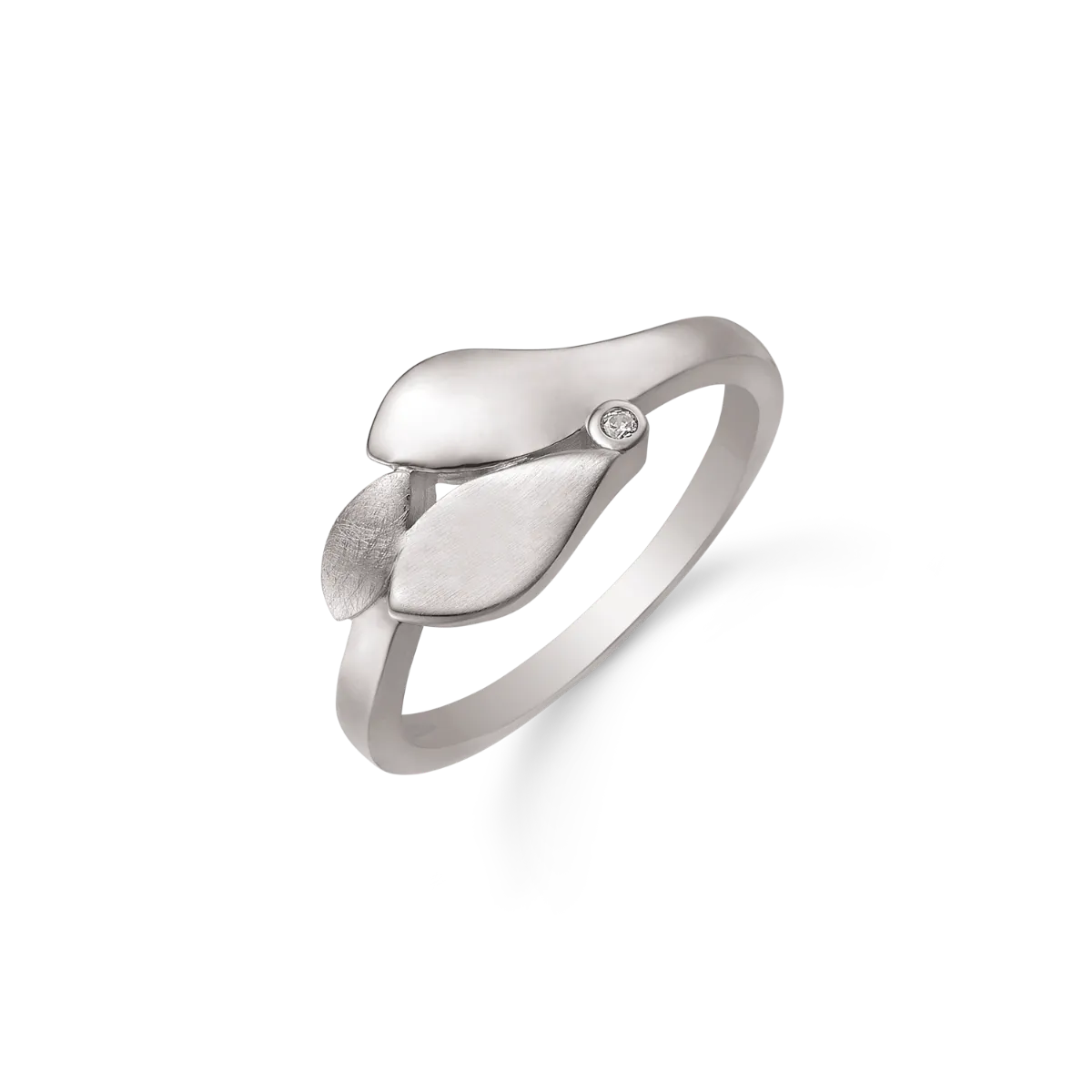 Støvring Design Rhodineret Sølv Ring 12323008