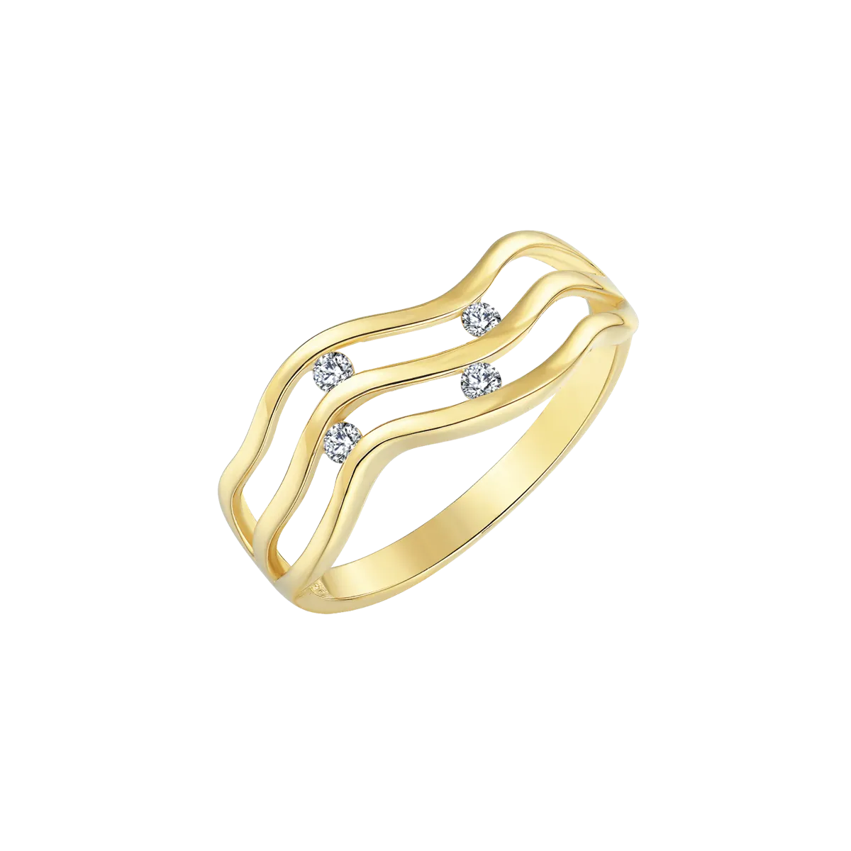 Støvring Design Ring i 14 Karat Guld 72251017