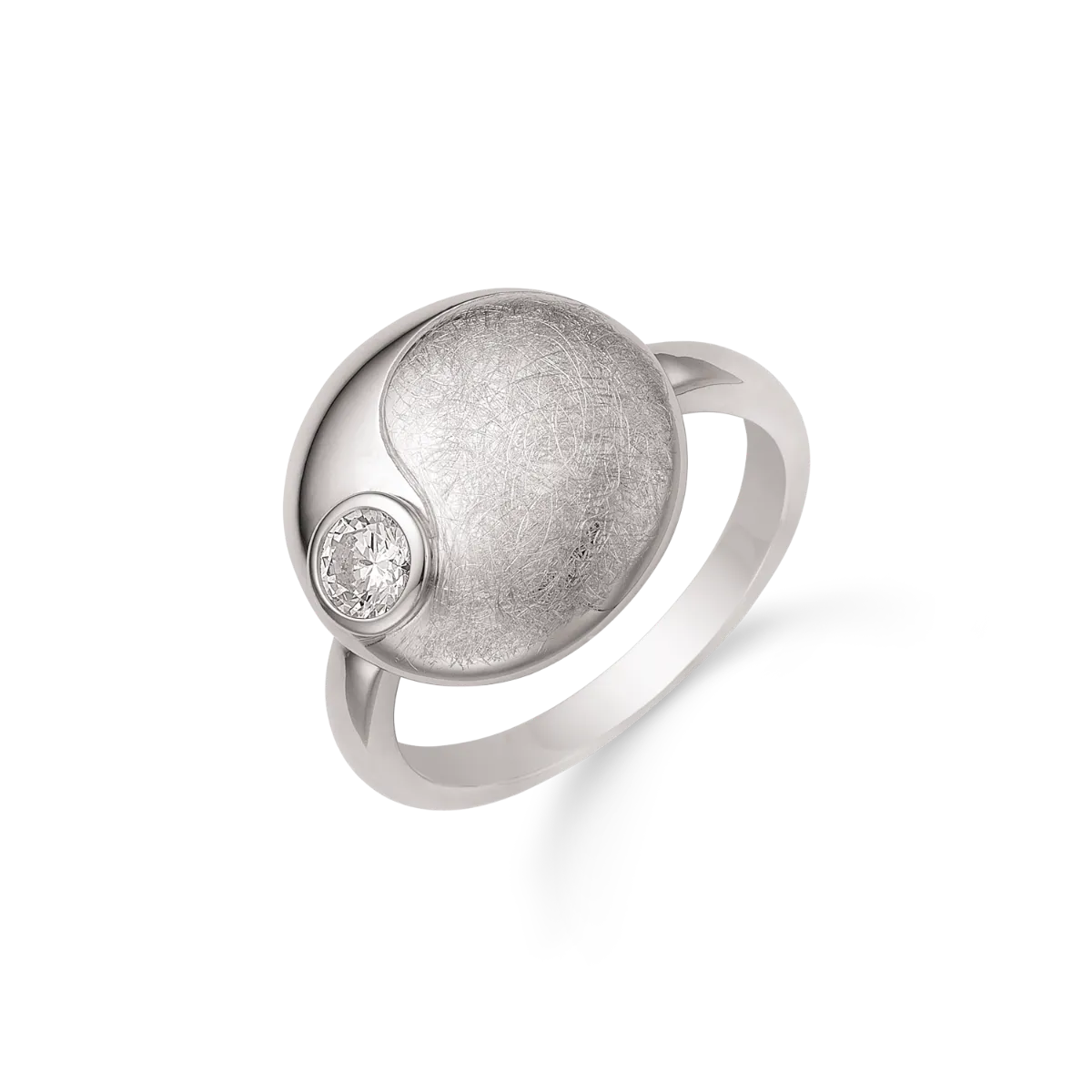 Støvring Design Ring i Rhodineret Sølv 12323007