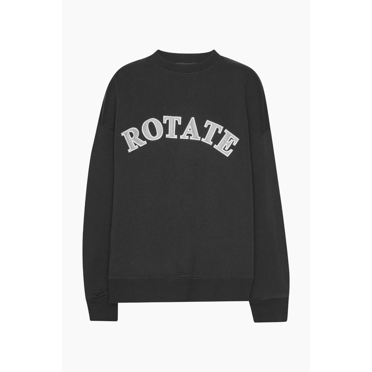 Sweat Logo Crewneck - Black - ROTATE - Sort M