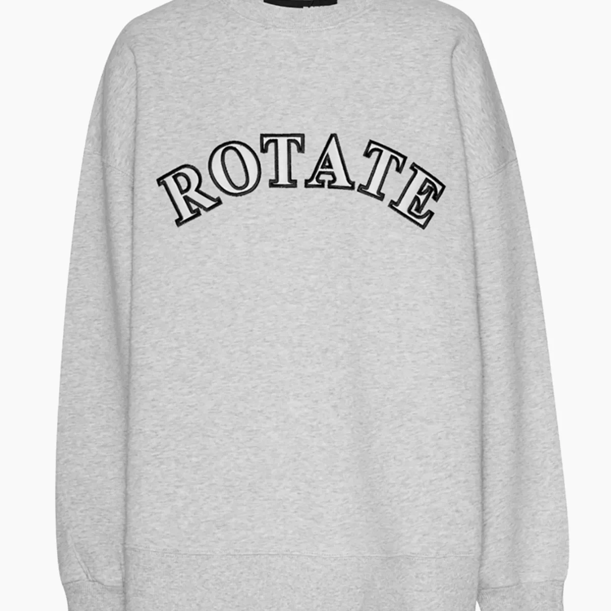 Sweat Logo Crewneck - Light Grey Melange - ROTATE - Grå L