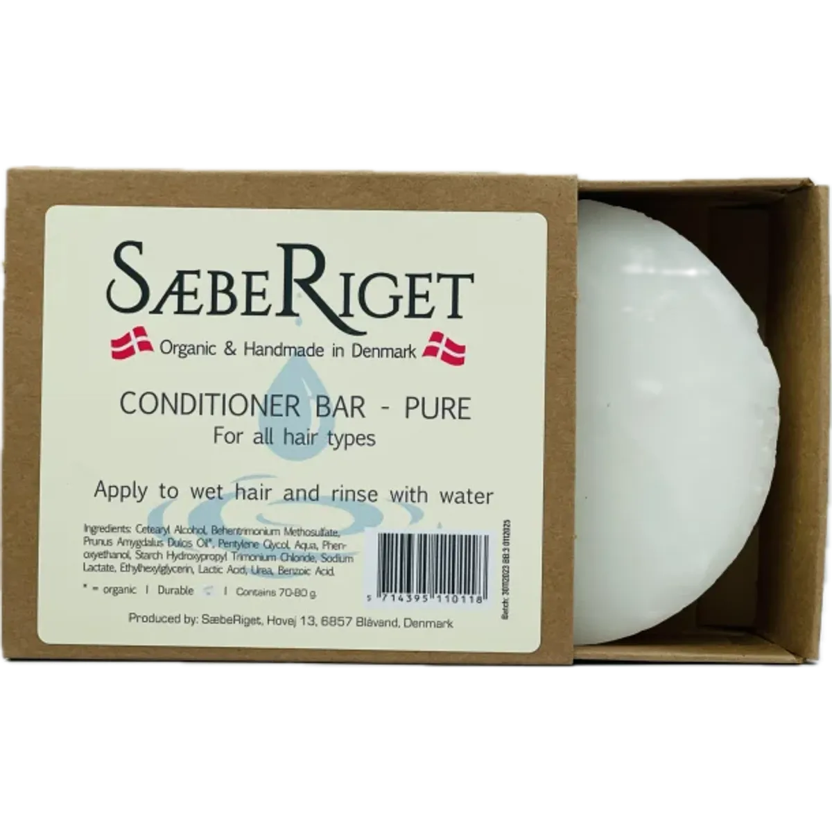 Sæberiget - SæbeRiget Balsambar - Pure