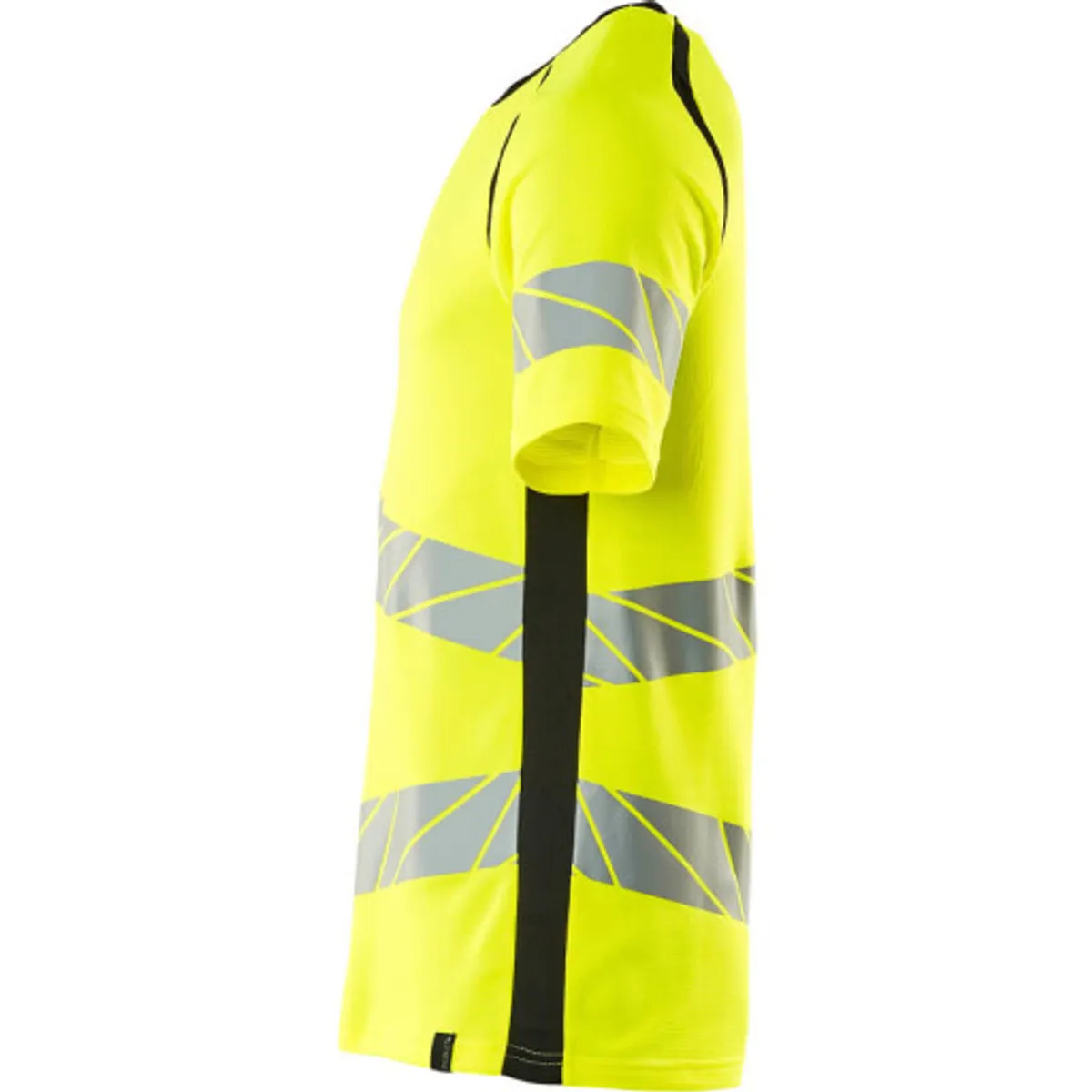 T-SHIRT HI-VIS GUL/SORT 3XL