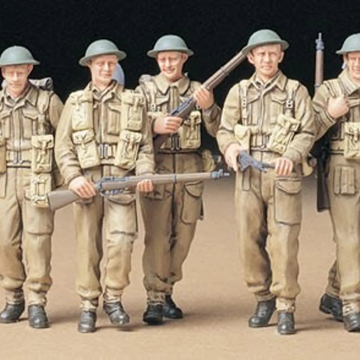 Tamiya - Britisk Infanteri På Patrulje - Model Figurer - 1/35 - 335223