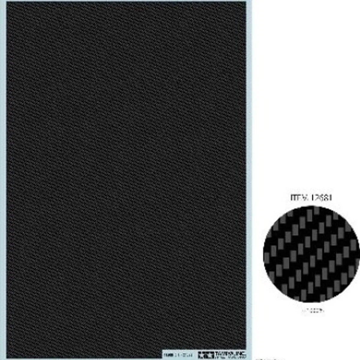 Tamiya - Carbon Decal - Twill Fine - 12681