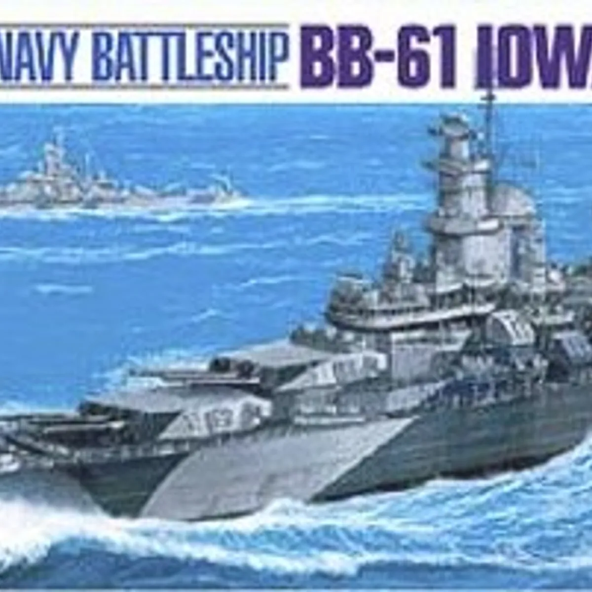 Tamiya - Iowa Bb-61 U.s. Navy Battleship Byggesæt - 1:700 - 31616